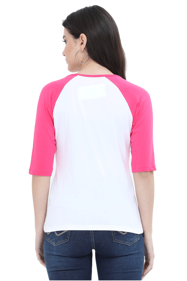 Lakshmi Bai Fierce Defender Raglan Full Sleeve T-Shirts for Women Vastrdhamm