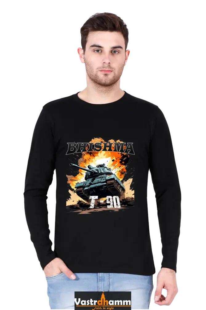 Bhishma T-90 Pride Round Neck Full Sleeve T-Shirts for Men Vastrdhamm