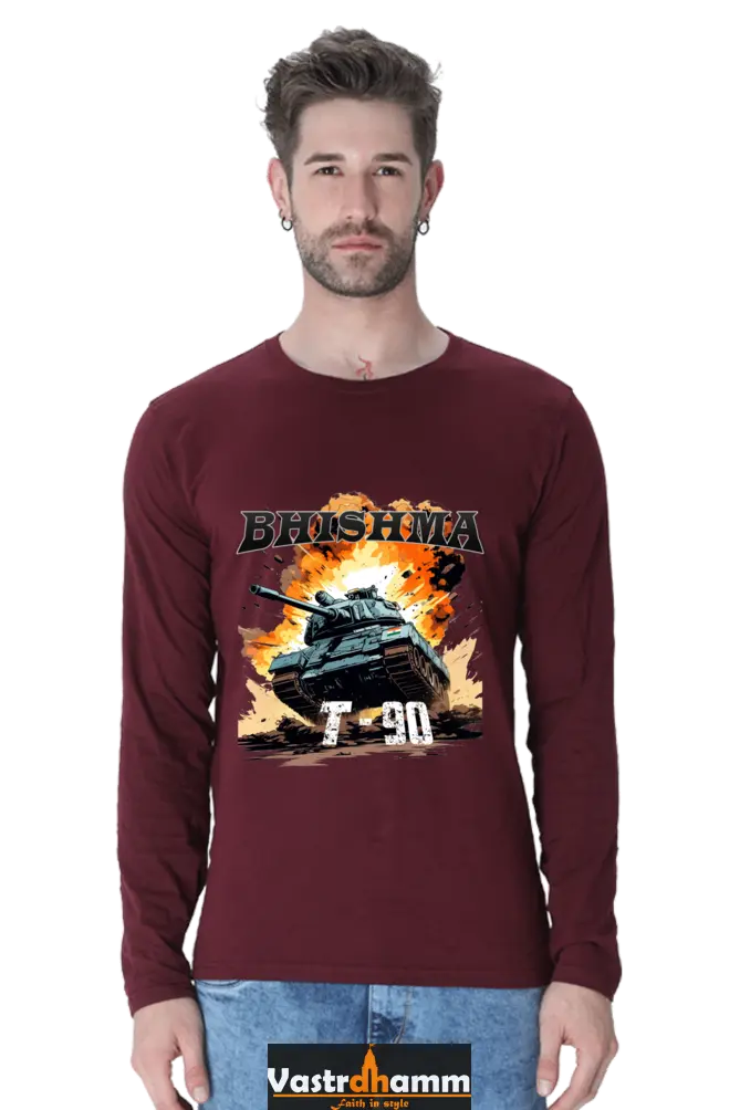 Bhishma T-90 Pride Round Neck Full Sleeve T-Shirts for Men Vastrdhamm