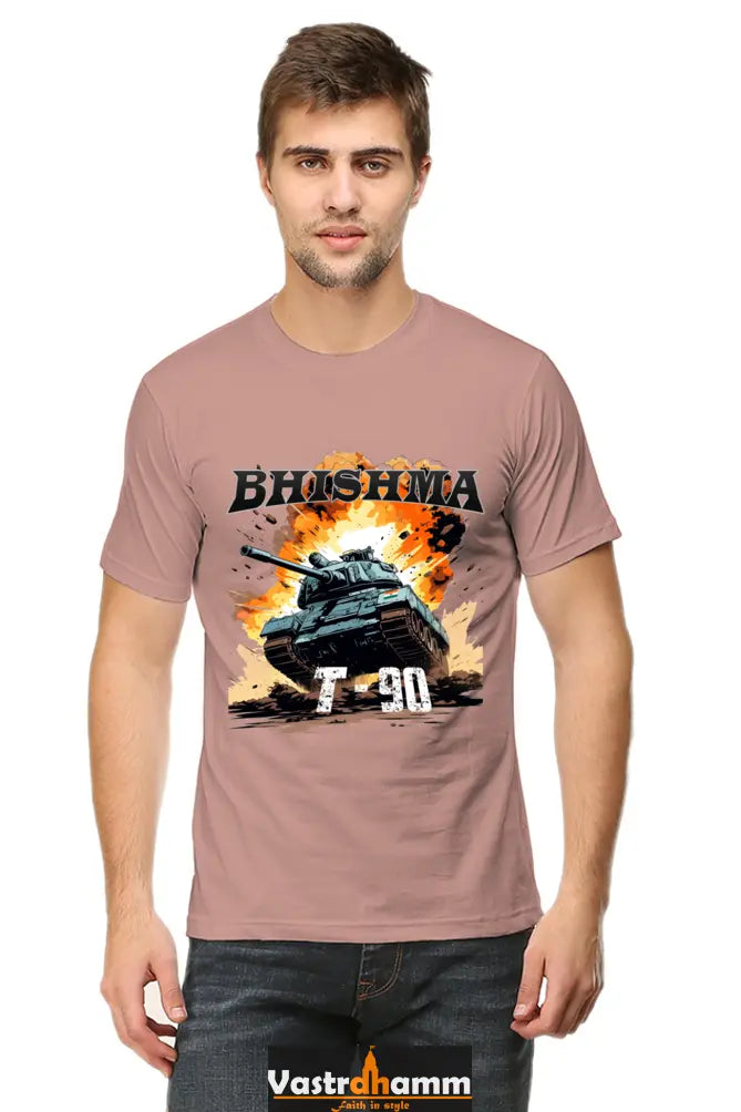 Bhishma T-90 Pride Round Neck Half Sleeve Classic T-Shirts for Men Vastrdhamm