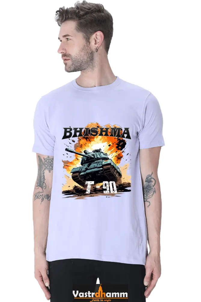 Bhishma T-90 Pride Round Neck Half Sleeve Classic T-Shirts for Men Vastrdhamm