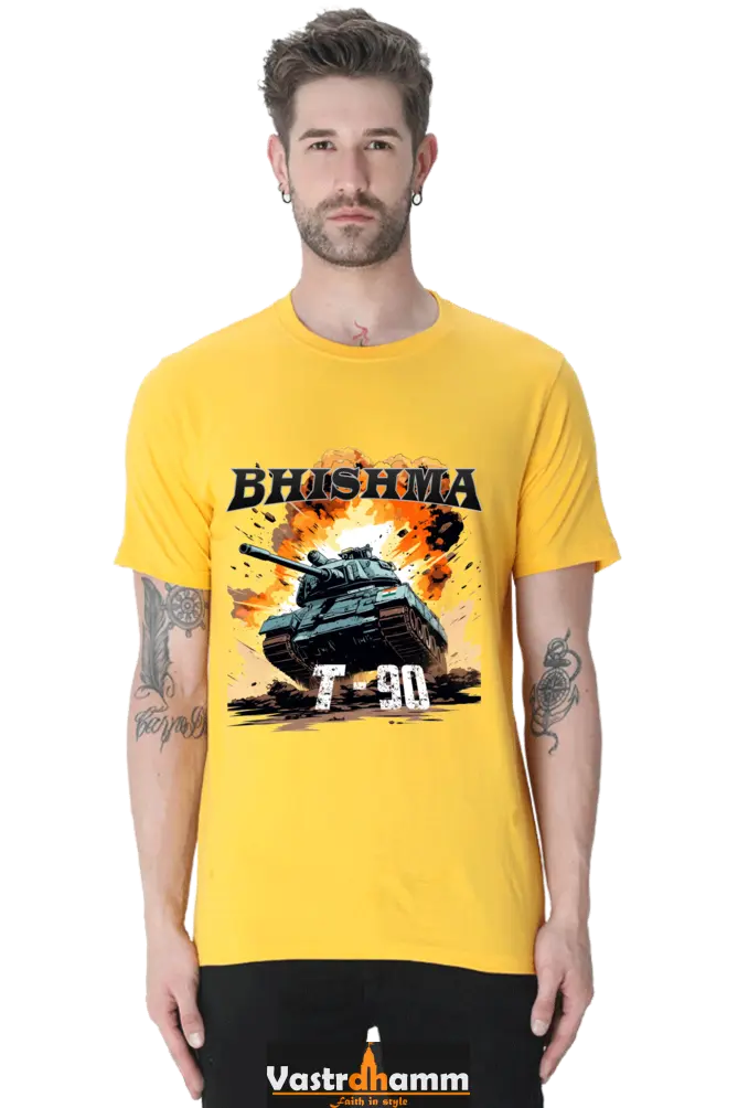 Bhishma T-90 Pride Round Neck Half Sleeve Classic T-Shirts for Men Vastrdhamm