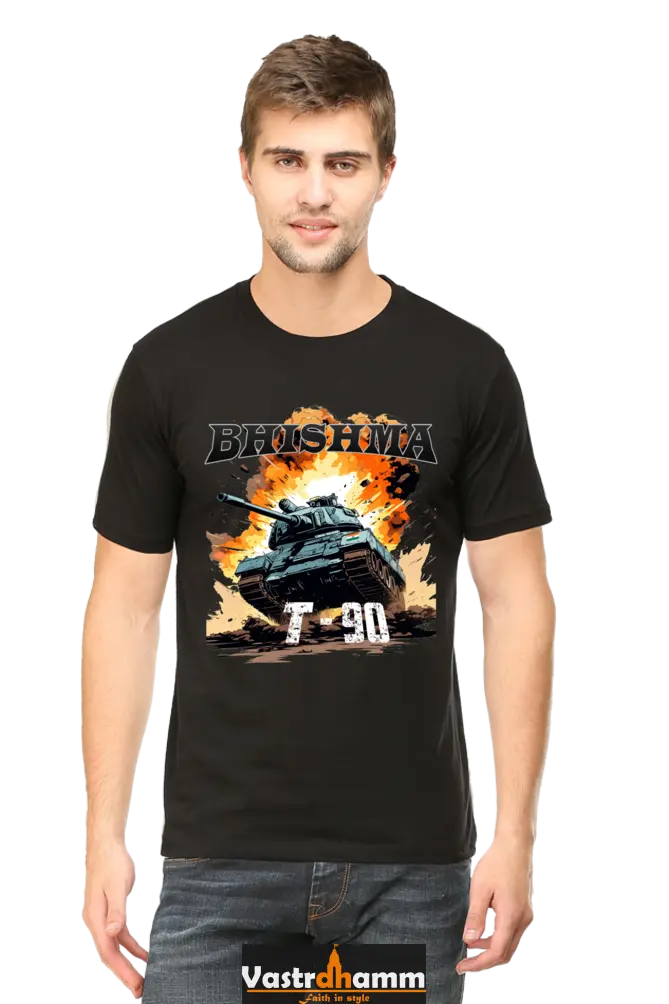 Bhishma T-90 Pride Round Neck Half Sleeve Classic T-Shirts for Men Vastrdhamm
