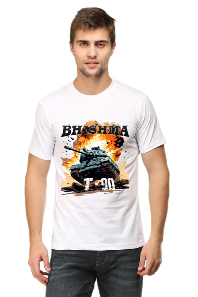 Bhishma T-90 Pride Round Neck Half Sleeve Classic T-Shirts for Men Vastrdhamm