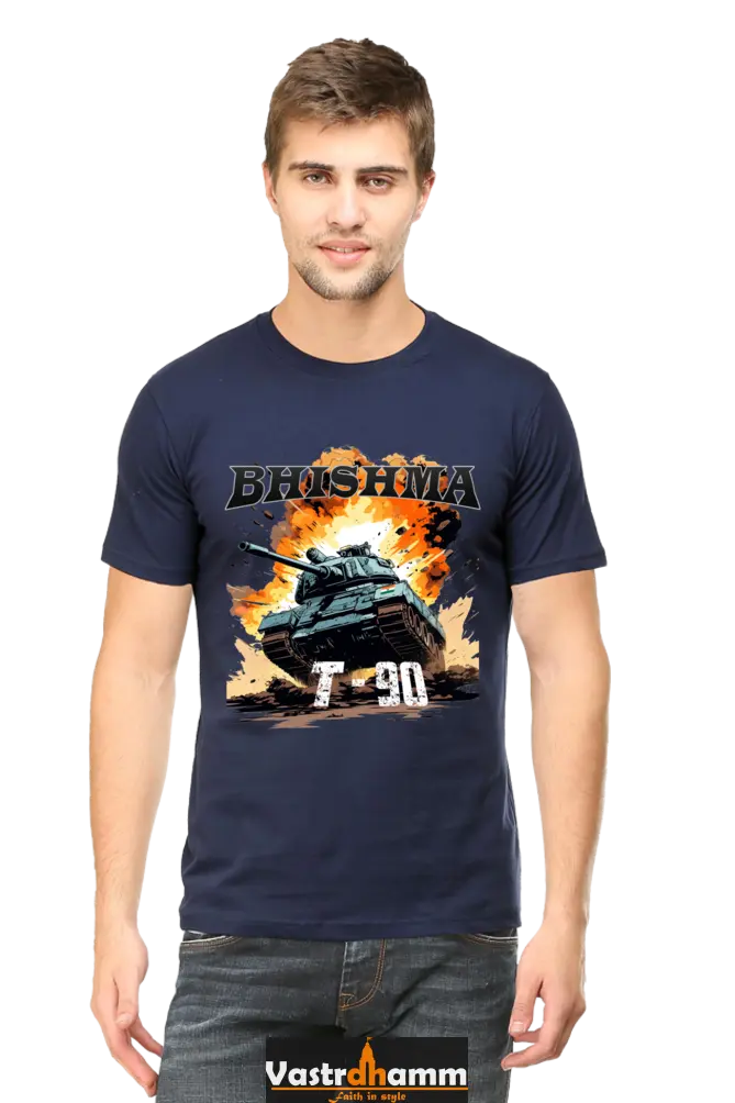 Bhishma T-90 Pride Round Neck Half Sleeve Classic T-Shirts for Men Vastrdhamm
