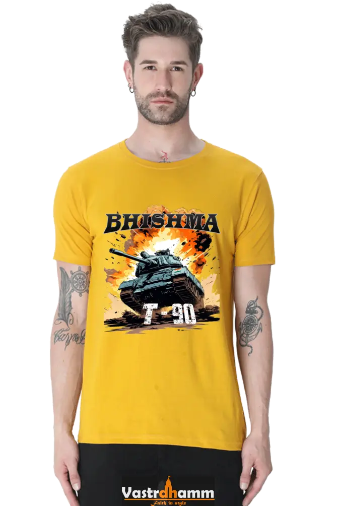 Bhishma T-90 Pride Round Neck Half Sleeve Classic T-Shirts for Men Vastrdhamm