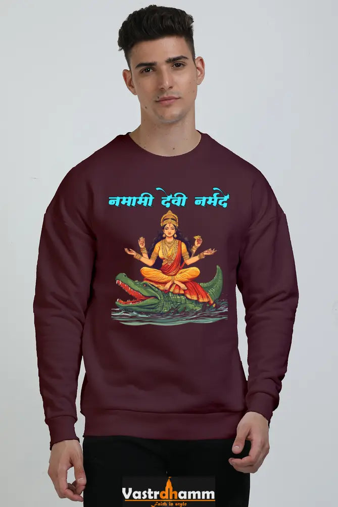 Durga Courage Oversized Sweatshirt T-Shirts for Men Vastrdhamm