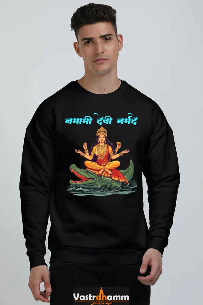 Durga Courage Oversized Sweatshirt T-Shirts for Men Vastrdhamm
