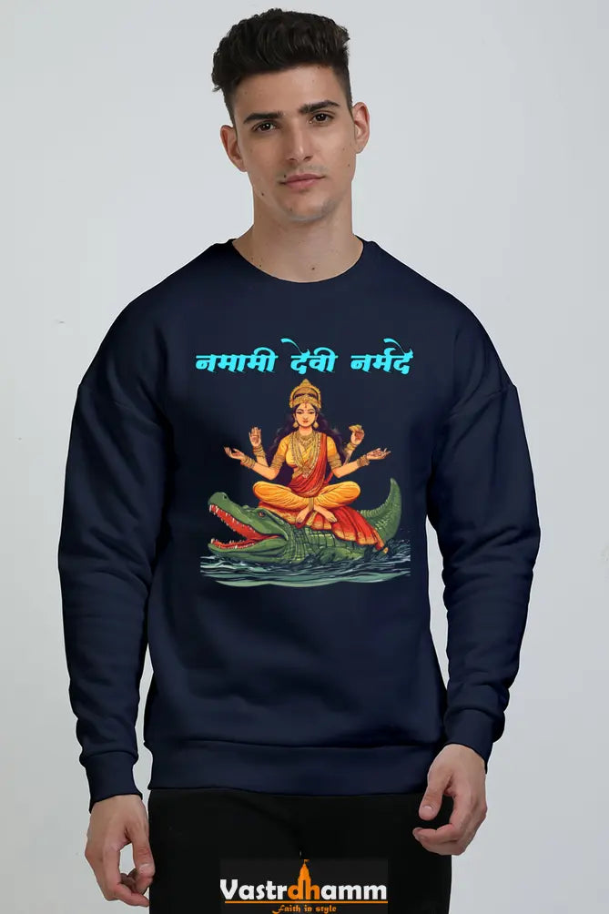 Durga Courage Oversized Sweatshirt T-Shirts for Men Vastrdhamm