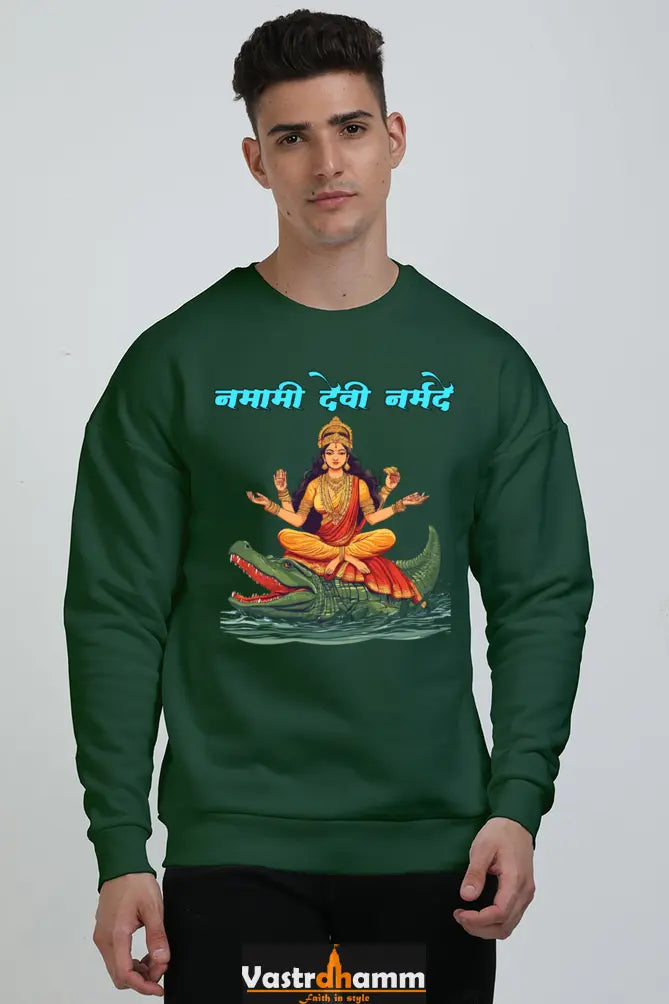 Durga Courage Oversized Sweatshirt T-Shirts for Men Vastrdhamm