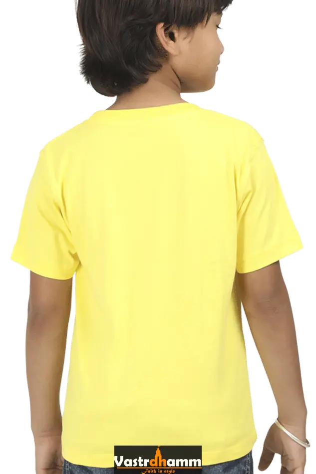 Durga Protector Round Neck Half Sleeve Classic T-Shirts for Boy Vastrdhamm