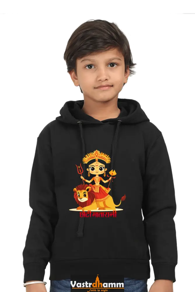 Durga Shakti Hoodie Sweatshirt T-Shirts for Boy Vastrdhamm