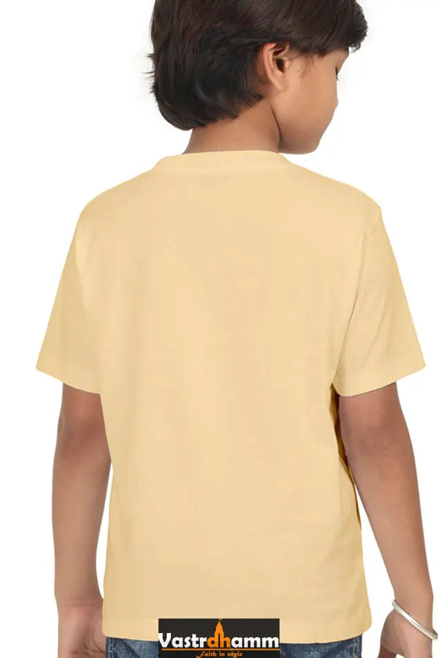 Durga Shakti Round Neck Half Sleeve Classic T-Shirts for Boy Vastrdhamm