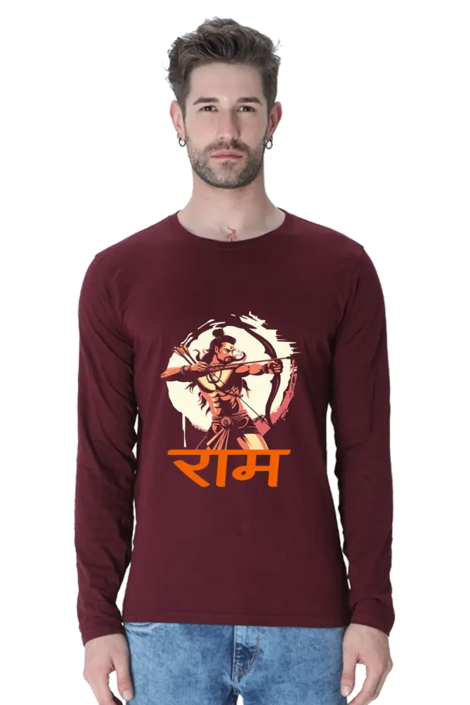 Energetic Ram JiRound Neck Full Sleeve T-Shirt For Men Vastrdhamm