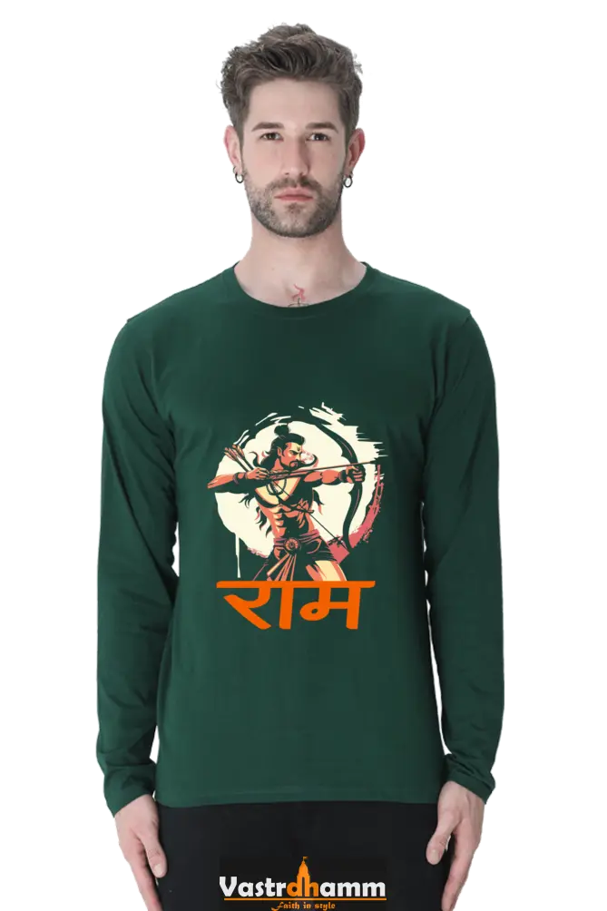 Energetic Ram JiRound Neck Full Sleeve T-Shirt For Men Vastrdhamm