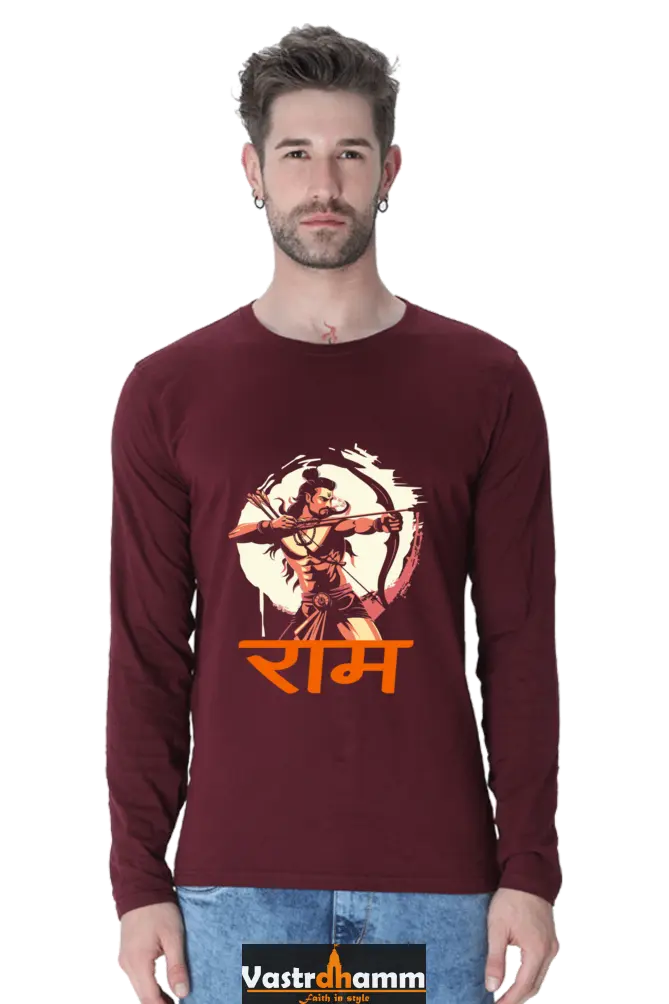 Energetic Ram JiRound Neck Full Sleeve T-Shirt For Men Vastrdhamm