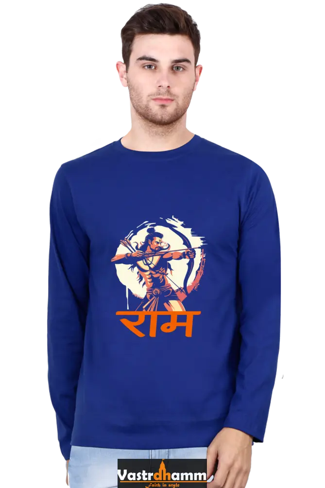 Energetic Ram JiRound Neck Full Sleeve T-Shirt For Men Vastrdhamm
