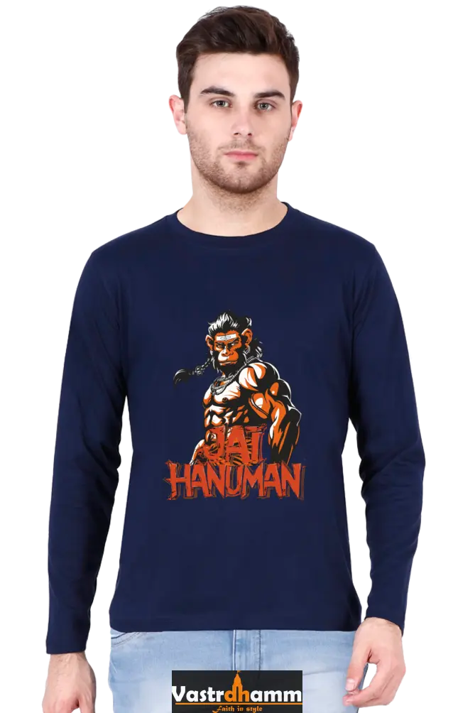 Fierce Hanuman Ji Round Neck Full Sleeve Vastrdhamm