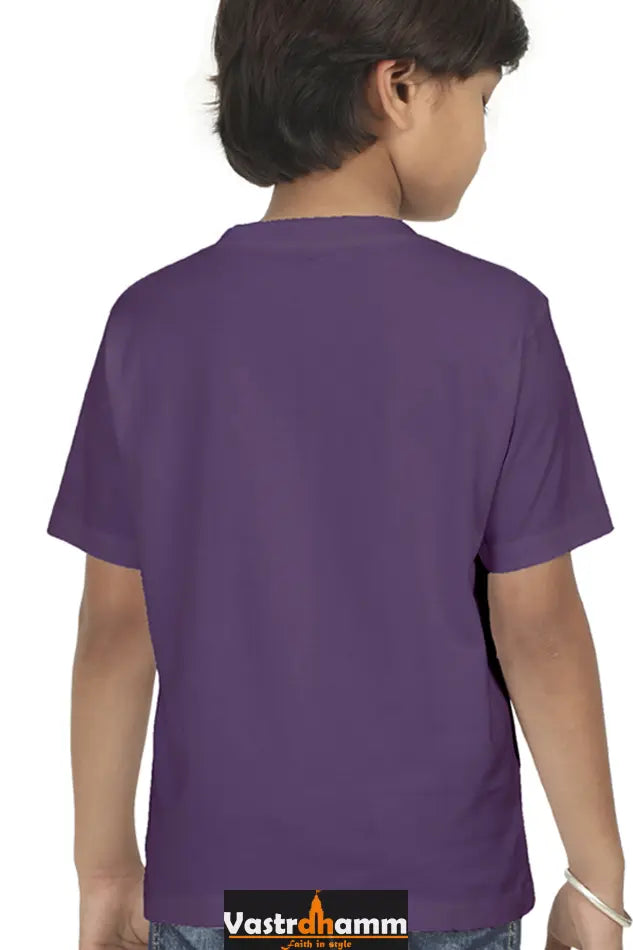 Ganesha Protector Round Neck Half Sleeve Classic T-Shirts for Boy Vastrdhamm