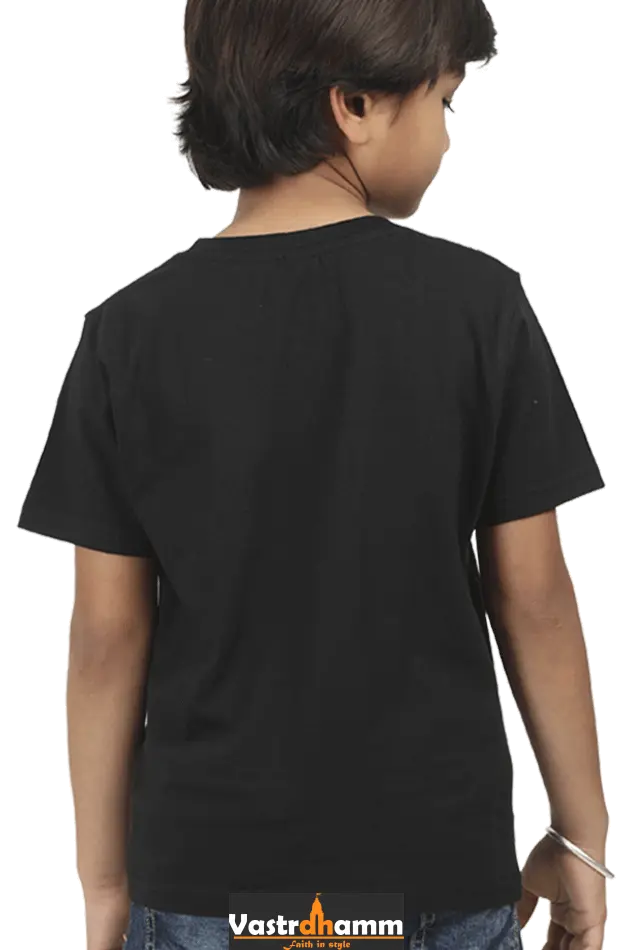 Ganesha Protector Round Neck Half Sleeve Classic T-Shirts for Boy Vastrdhamm