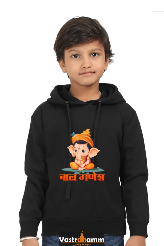 Ganesha Wisdom Hoodie Sweatshirt T-Shirts for Boy Vastrdhamm