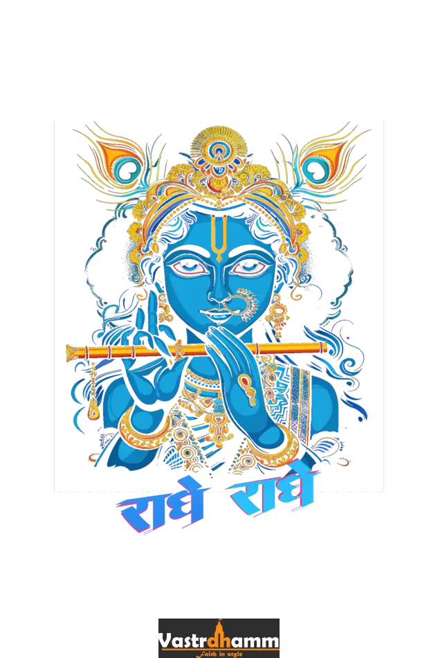 Glorious Krishna Ji Round Neck Full Sleeve Vastrdhamm