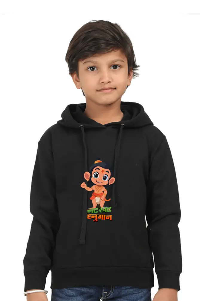 Hanuman Bhakti Hoodie Sweatshirt T-Shirts for Boy Vastrdhamm