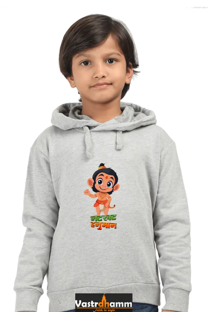 Hanuman Bhakti Hoodie Sweatshirt T-Shirts for Boy Vastrdhamm