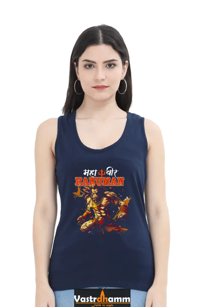 Hanuman CourageTank Top T-Shirts for Women Vastrdhamm
