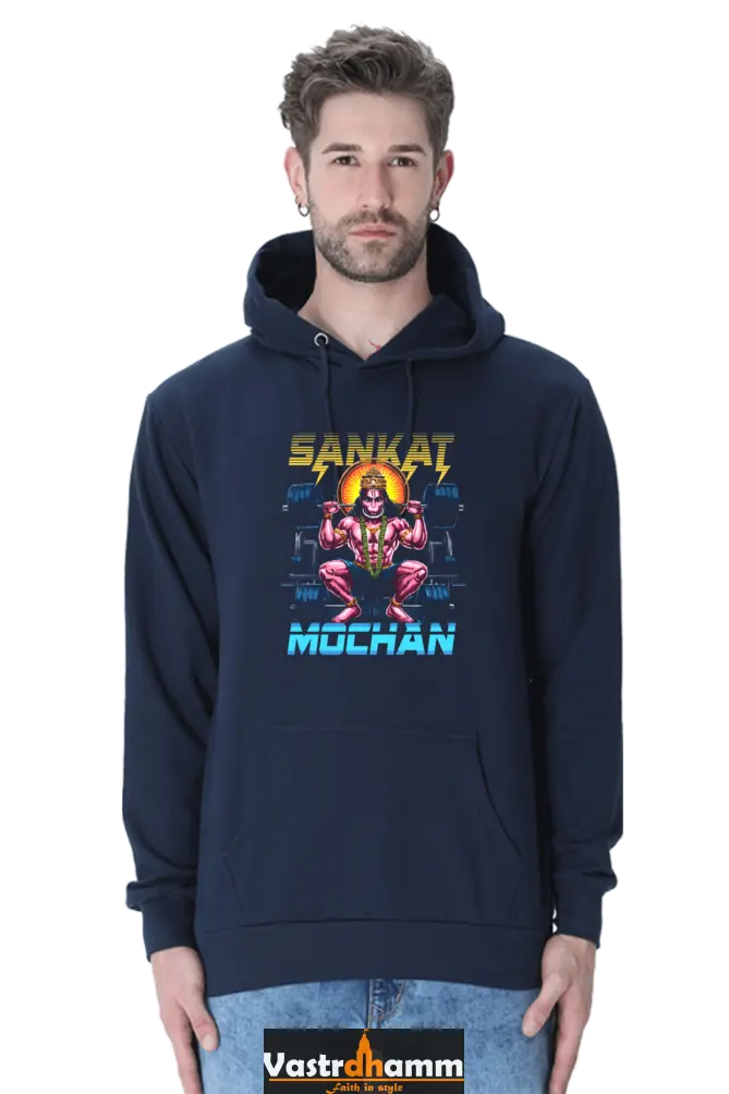 Hanuman Devotee Hoodie Sweatshirt T-Shirts for Men Vastrdhamm