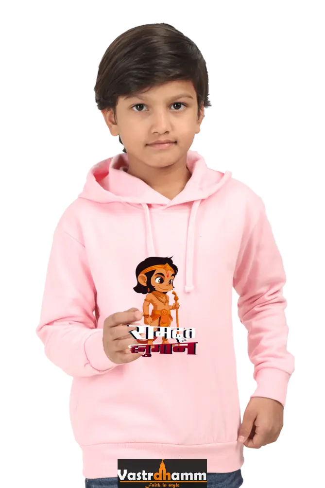 Hanuman Devotion Hoodie Sweatshirt T-Shirts for Boy Vastrdhamm