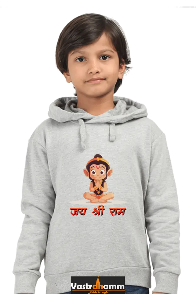 Hanuman Flying High Hoodie Sweatshirt T-Shirts for Boy Vastrdhamm