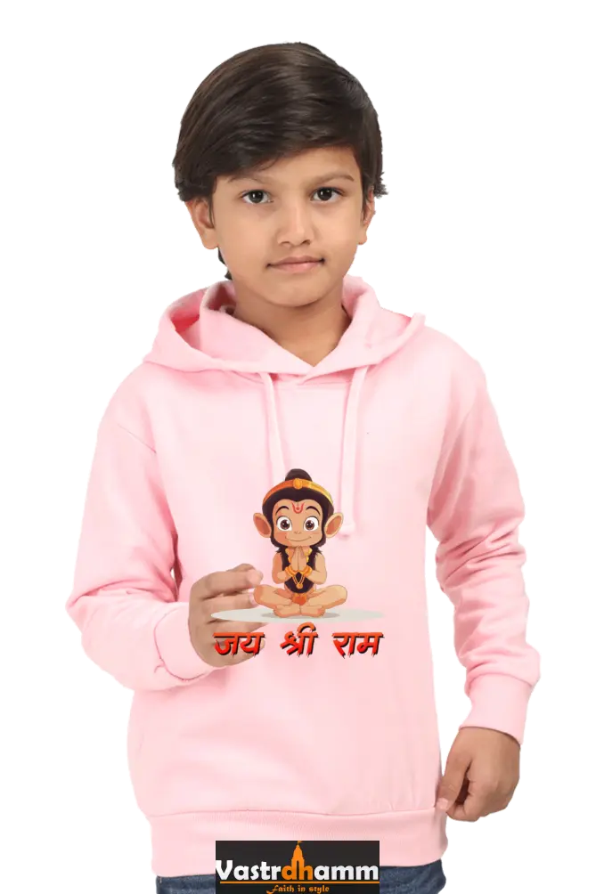 Hanuman Flying High Hoodie Sweatshirt T-Shirts for Boy Vastrdhamm