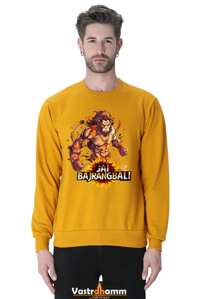 Hanuman Heroic Deeds Sweatshirt T-Shirts for Men Vastrdhamm