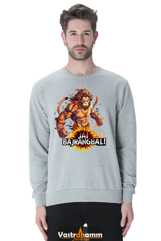 Hanuman Heroic Deeds Sweatshirt T-Shirts for Men Vastrdhamm