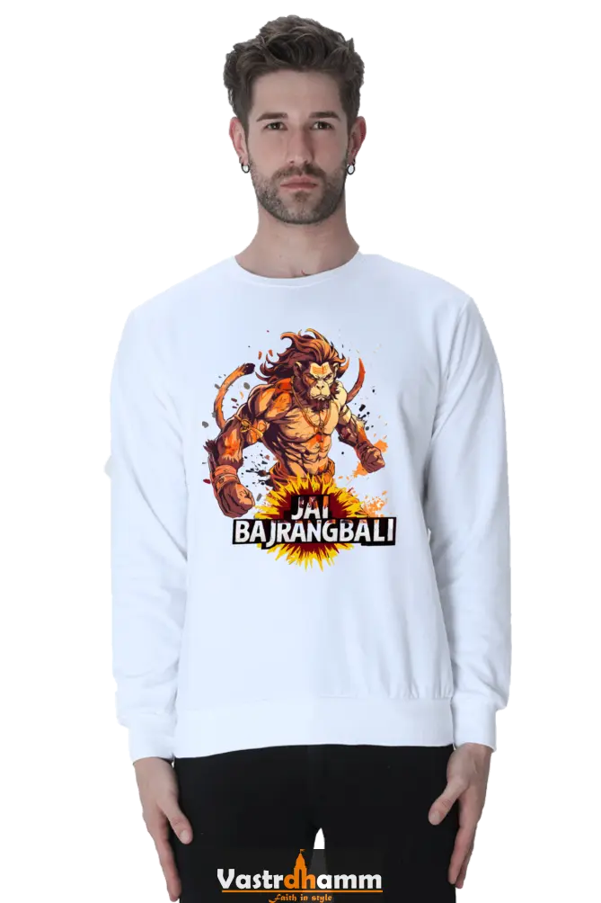 Hanuman Heroic Deeds Sweatshirt T-Shirts for Men Vastrdhamm