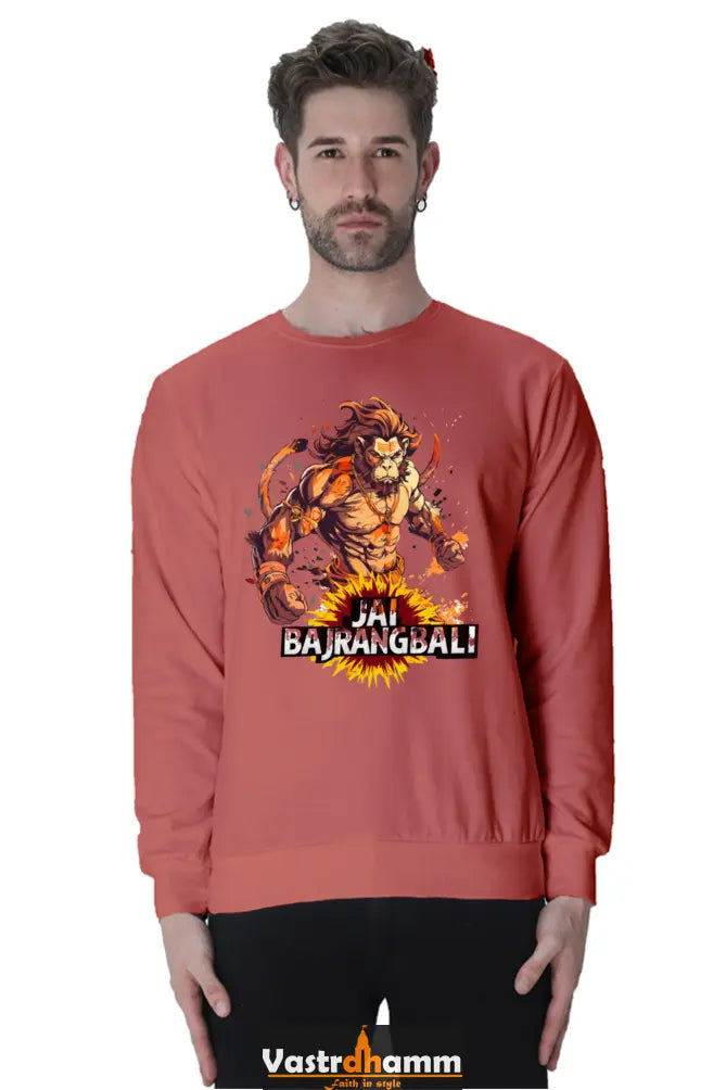 Hanuman Heroic Deeds Sweatshirt T-Shirts for Men Vastrdhamm