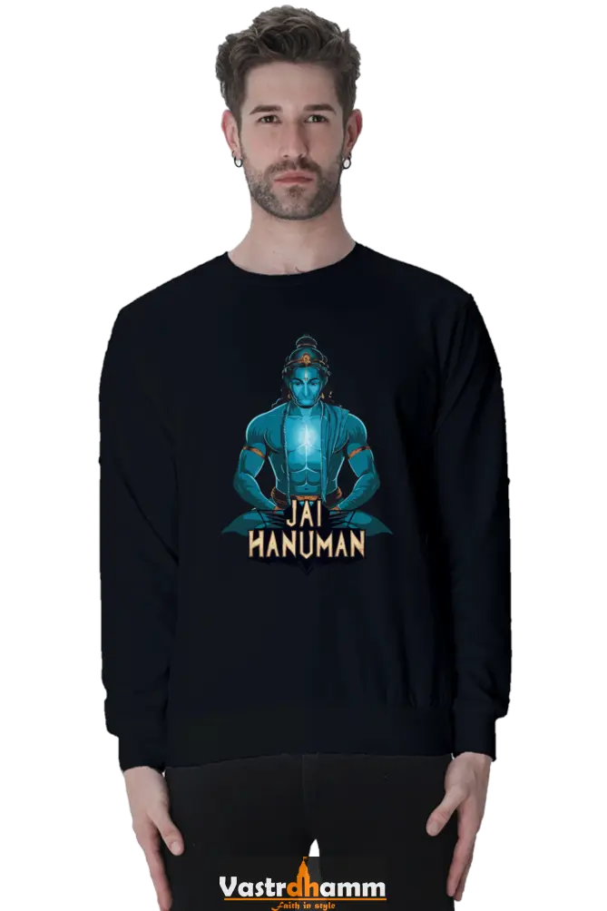 Hanuman Heroic Strength Sweatshirt T-Shirts for Men Vastrdhamm