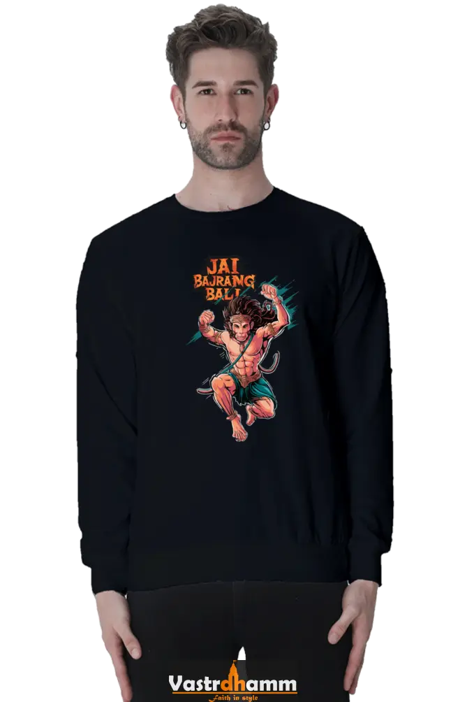 Hanuman Motivational Sweatshirt T-Shirts for Men Vastrdhamm