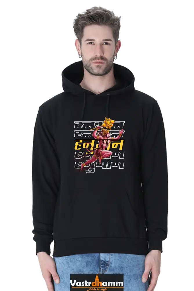 Hanuman Mountain Lifter Hoodie Sweatshirt T-Shirts for Men Vastrdhamm