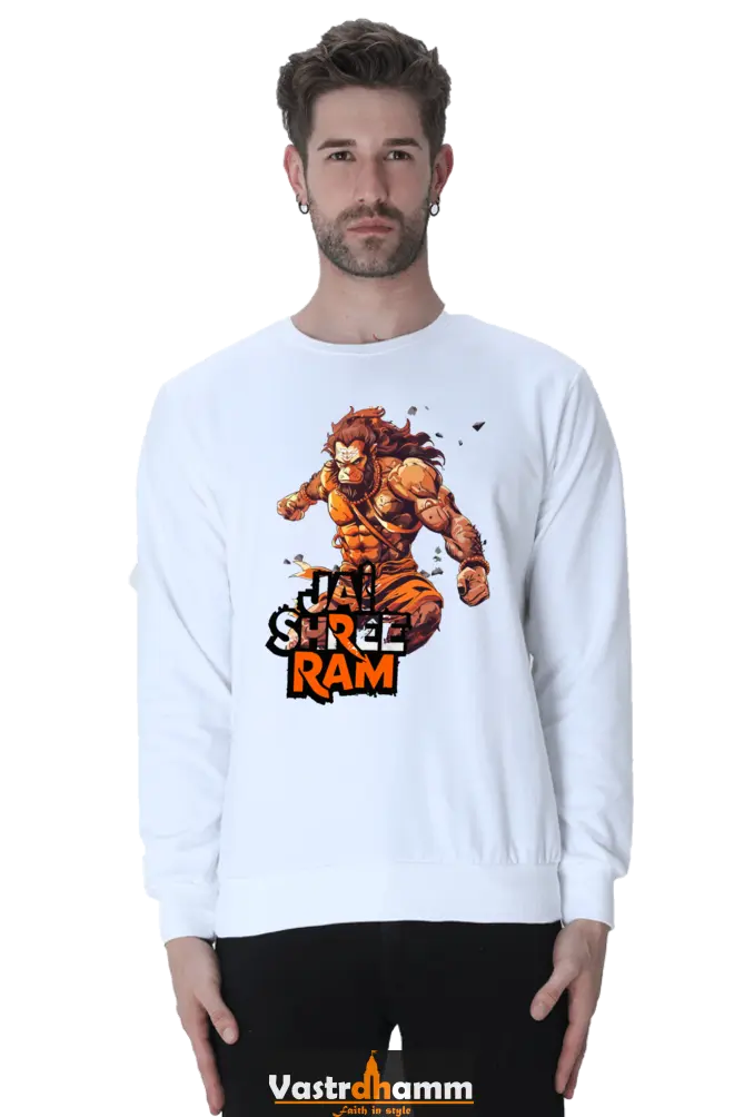 Hanuman Mountain Lifter Sweatshirt T-Shirts for Men Vastrdhamm