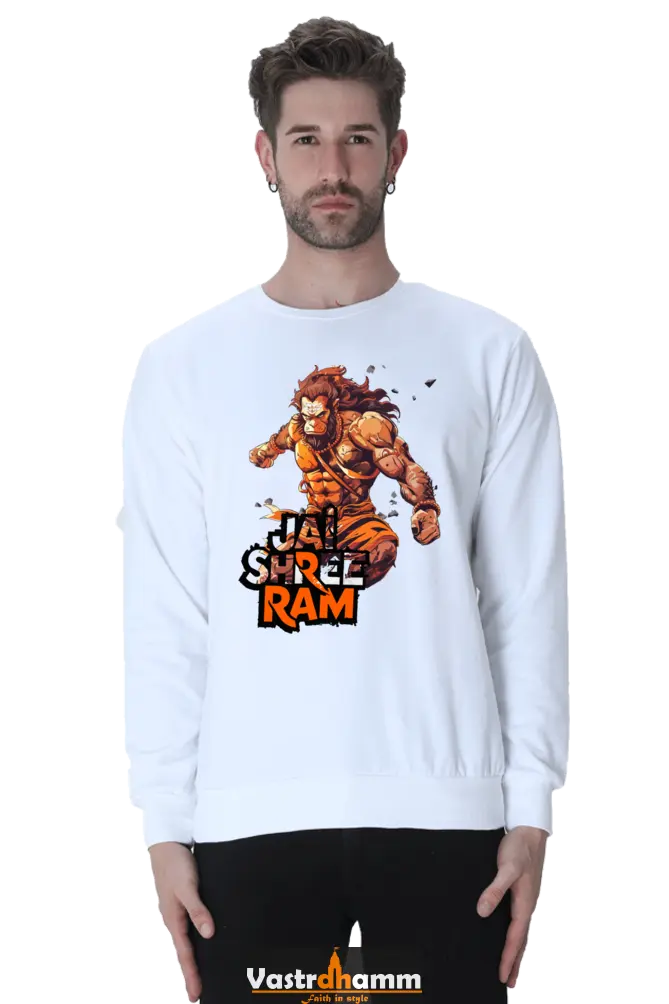 Hanuman Mountain Lifter Sweatshirt T-Shirts for Men Vastrdhamm