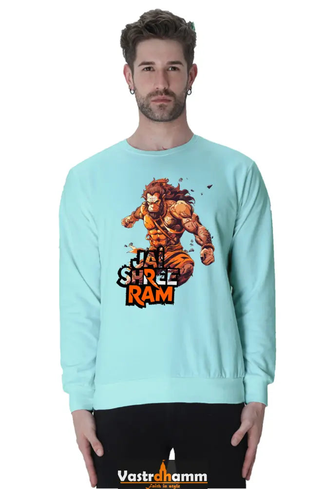Hanuman Mountain Lifter Sweatshirt T-Shirts for Men Vastrdhamm