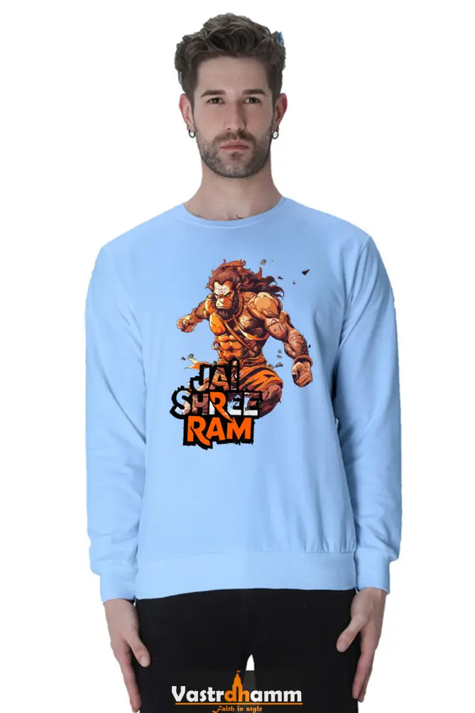 Hanuman Mountain Lifter Sweatshirt T-Shirts for Men Vastrdhamm