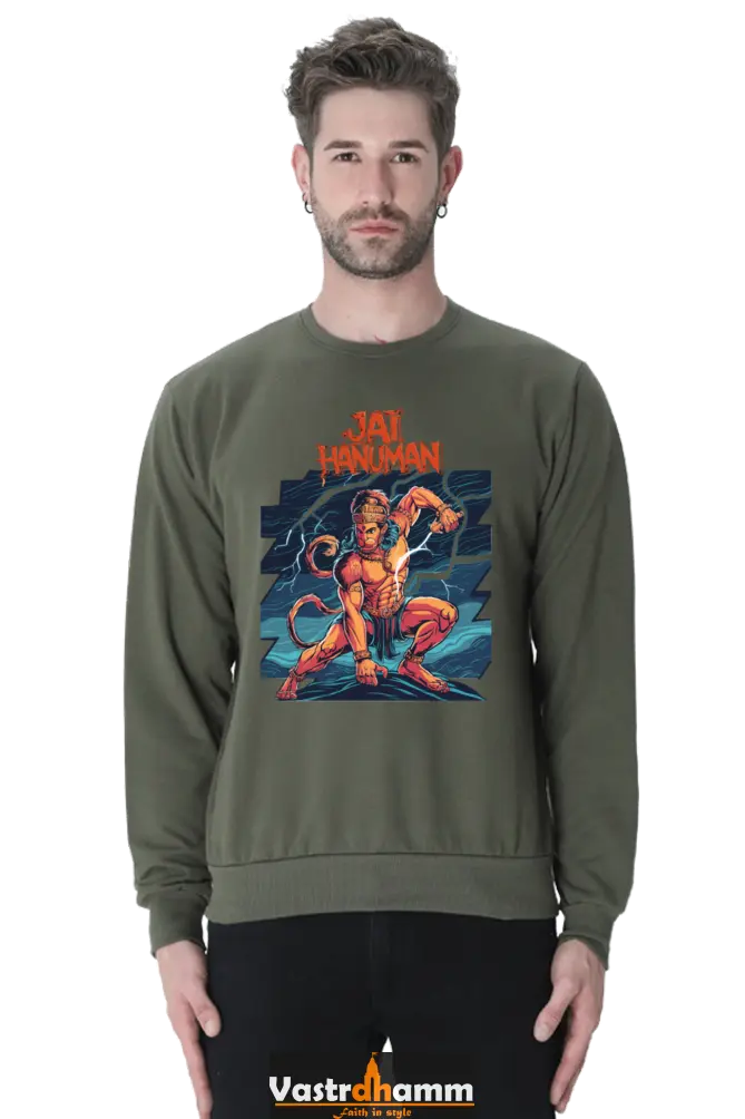 Hanuman Power Within Sweatshirt T-Shirts for Men Vastrdhamm