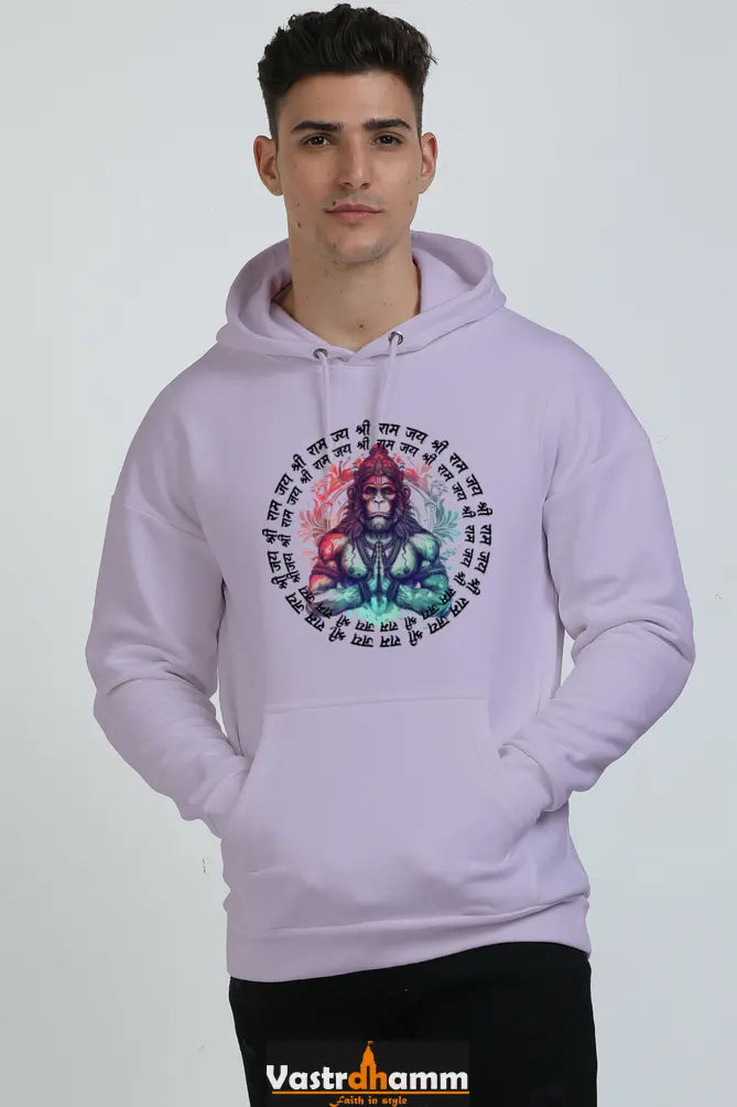 Hanuman Primal Force Oversized Hooded Sweatshirt T-Shirts for Men Vastrdhamm