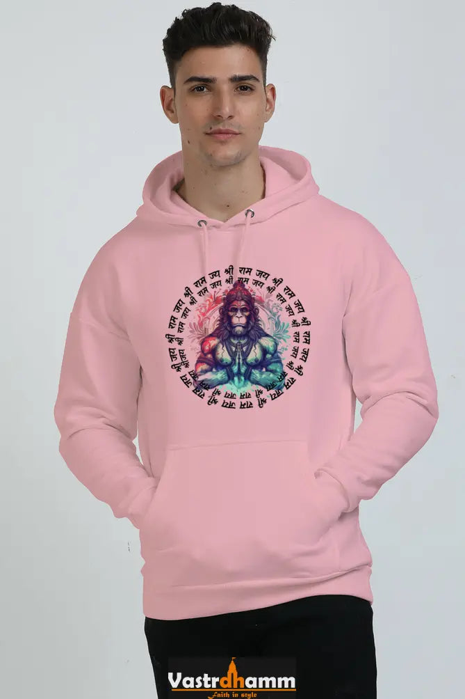 Hanuman Primal Force Oversized Hooded Sweatshirt T-Shirts for Men Vastrdhamm
