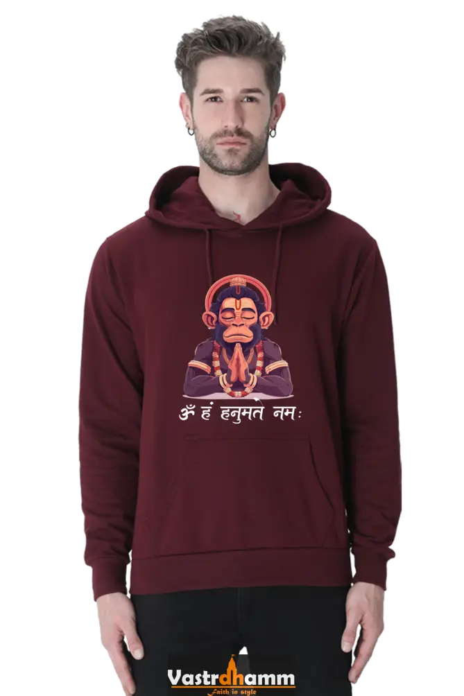 Hanuman Strength Hoodie Sweatshirt T-Shirts for Men Vastrdhamm
