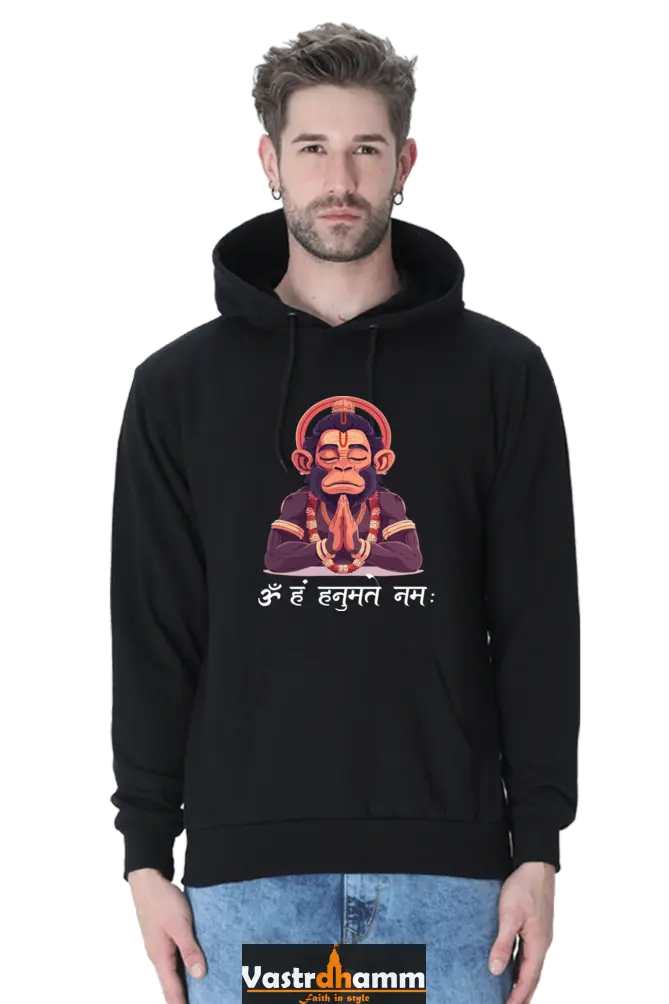 Hanuman Strength Hoodie Sweatshirt T-Shirts for Men Vastrdhamm