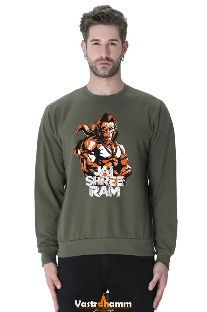 Hanuman Strong Sweatshirt T-Shirts for Men Vastrdhamm